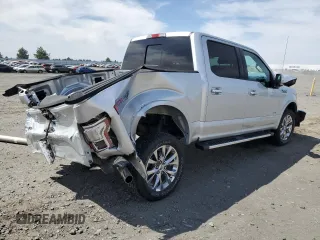 2017 Ford F-150 XL with VIN 1FTEW1EP2HFB22593, listed as a Copart auction lot 61487275 with 38,875 mi miles and Salvage title. Bid and sale history available at DreamBid. Image 3.