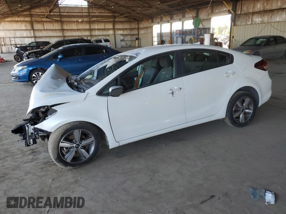 2018 Kia Forte LX with VIN 3KPFL4A72JE267010, listed as a Copart auction lot 78041944 with 122,185 mi miles and Salvage Title. Bid and sale history available at carsss.com. Image 1.