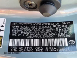 2020 Toyota Prius LE with VIN JTDL9RFU4L3015590, listed as a Copart auction lot 58533245 with 93,846 mi miles and Salvage title. Bid and sale history available at DreamBid. Image 13.