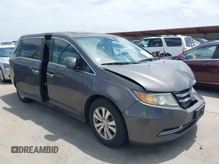 2015 Honda Odyssey EX-L z VIN 5FNRL5H60FB033644, wystawiony jako IAAI lot #42319788 z przebiegiem 208 681 mil mil oraz . Historia ofert i sprzedaży dostępna na DreamBid. Obrazek 1.