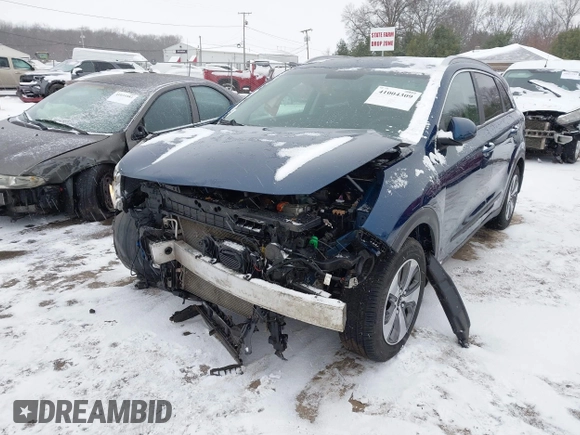 2019 Kia Niro LX with VIN KNDCB3LC5K5216561, listed as a IAAI auction lot 41004309 with 121,617 mi miles and . Bid and sale history available at DreamBid. Image 6.