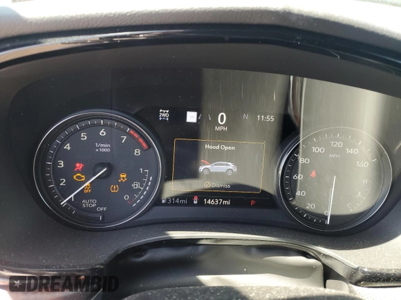 2023 Cadillac XT5 AWD Sport with VIN 1GYKNGRS8PZ100581, listed as a Copart auction lot 55157035 with 14,637 mi miles and Salvage title. Bid and sale history available at DreamBid. Image 9.