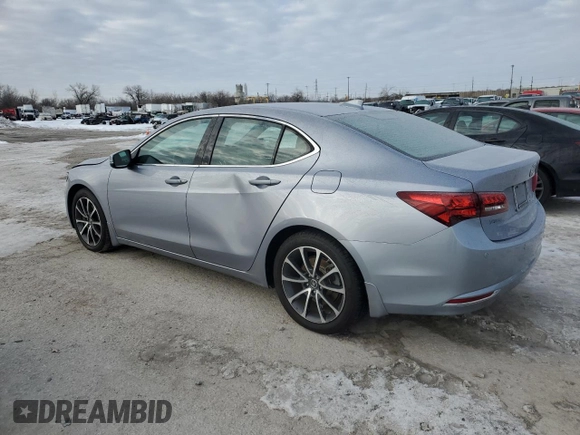 2015 Acura TLX Advance z VIN 19UUB3F77FA005007, wystawiony jako Copart lot #87959515 z przebiegiem 112 210 mil mil oraz Szkoda całkowita • Salvage title. Historia ofert i sprzedaży dostępna na DreamBid. Obrazek 2.