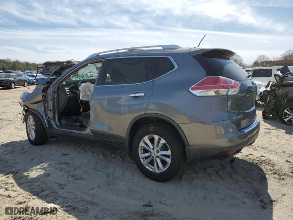 2015 Nissan Rogue SV with VIN KNMAT2MV0FP503167, listed as a Copart auction lot 48521645 with 199,638 mi miles and Salvage Title. Bid and sale history available at carsss.com. Image 2.