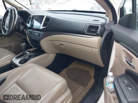 2016 Honda Pilot EX-L with VIN 5FNYF5H50GB043294, listed as a IAAI auction lot 41930654 with 92,728 mi miles and . Bid and sale history available at DreamBid. Image 5.