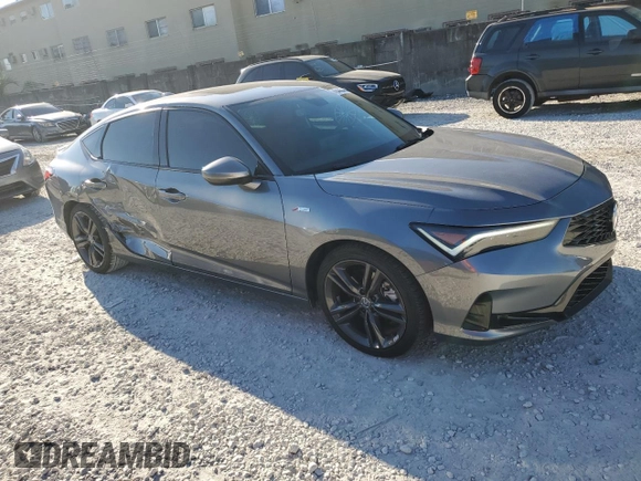 2024 Acura Integra w/A-Spec Package with VIN 19UDE4H39RA013234, listed as a Copart auction lot 74548874 with 6,682 mi miles and Salvage Title. Bid and sale history available at carsss.com. Image 4.