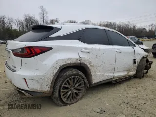2017 Lexus RX with VIN 2T2BZMCA3HC106448, listed as a Copart auction lot 48608475 with 0 mi miles and Salvage Title. Bid and sale history available at carsss.com. Image 3.