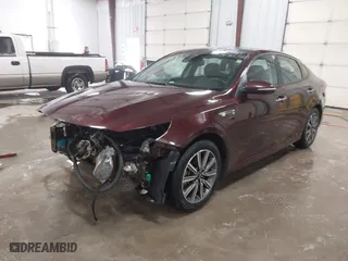 2019 Kia Optima EX with VIN 5XXGU4L1XKG344810, listed as a IAAI auction lot 41555072 with 92,629 mi miles. Bid and sale history available at carsss.com. Image 18.