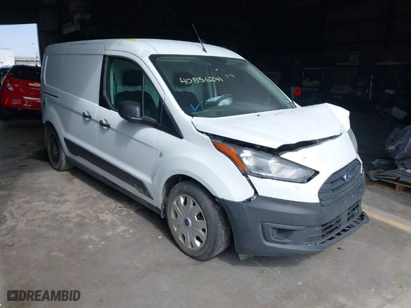2021 Ford Transit Connect Van XL with VIN NM0LS7E77M1501227, listed as a IAAI auction lot 40856241 with 68,336 mi miles. Bid and sale history available at carsss.com. Image 1.