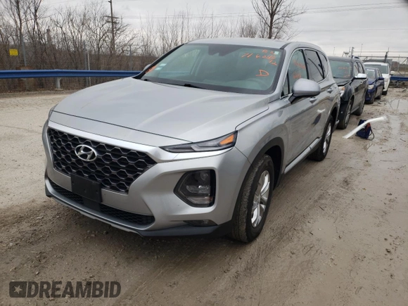 2020 Hyundai Santa Fe SEL with VIN 5NMS3CAD4LH299130, listed as a Copart auction lot 71624572 with 22,656 mi miles. Bid and sale history available at carsss.com. Image 1.