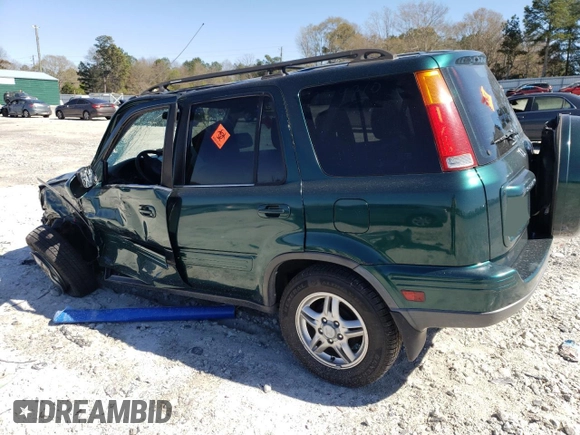 2000 Honda CR-V SE with VIN JHLRD1875YS009671, listed as a Copart auction lot 50091845 with 267,714 mi miles and Salvage Title. Bid and sale history available at carsss.com. Image 2.