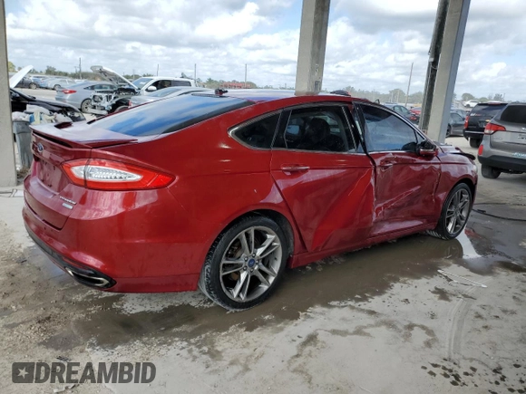 2016 Ford Fusion Titanium with VIN 3FA6P0K99GR110286, listed as a Copart auction lot 45089985 with 95,066 mi miles and Salvage Title. Bid and sale history available at DreamBid. Image 3.