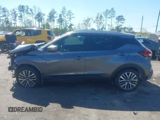 2021 Nissan Kicks SV with VIN 3N1CP5CV8ML527762, listed as a IAAI auction lot 41888315 with 39,724 mi miles. Bid and sale history available at carsss.com. Image 14.
