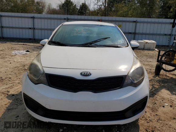 2014 Kia Rio LX with VIN KNADM4A32E6395290, listed as a Copart auction lot 48531785 with 92,582 mi miles and Salvage Title. Bid and sale history available at carsss.com. Image 5.