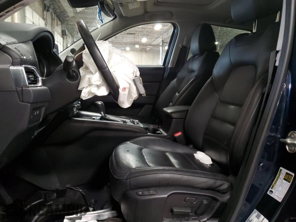 2018 Mazda CX-5 Grand Touring with VIN JM3KFBDM9J0376155, listed as a Copart auction lot 47944575 with 34,345 mi miles and Salvage Title. Bid and sale history available at carsss.com. Image 7.