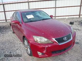 2009 Lexus IS 250 with VIN JTHCK262492032459, listed as a IAAI auction lot 41883677 with 187,740 mi miles. Bid and sale history available at carsss.com. Image 1.