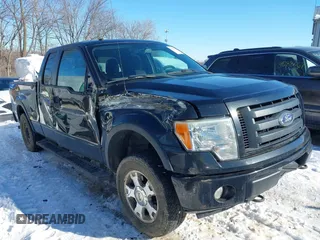 2010 Ford F-150 XL with VIN 1FTFX1EV9AFA63239, listed as a IAAI auction lot 41335650 with 221,144 mi miles. Bid and sale history available at carsss.com. Image 1.