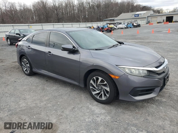2016 Honda Civic EX with VIN 19XFC2F77GE220528, listed as a Copart auction lot 48207675 with 132,775 mi miles and Salvage Title. Bid and sale history available at DreamBid. Image 4.
