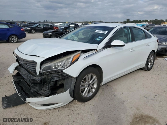 2017 Hyundai Sonata SE with VIN 5NPE24AF8HH495881, listed as a Copart auction lot 44713995 with 156,376 mi miles and Clean Title. Bid and sale history available at carsss.com. Image 1.