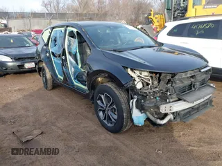 2020 Honda CR-V EX-L with VIN 5J6RW2H82LL002468, listed as a IAAI auction lot 41762091 with 65,607 mi miles. Bid and sale history available at carsss.com. Image 1.