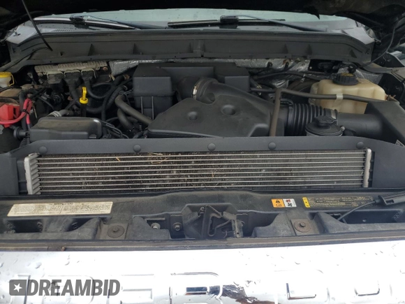 2013 Ford F-250 XL with VIN 1FTBF2B68DEA82735, listed as a Copart auction lot 58543855 with 106,710 mi miles and Salvage title. Bid and sale history available at DreamBid. Image 11.