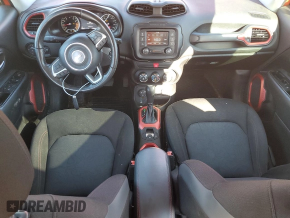 2017 Jeep Renegade Trailhawk с VIN ZACCJBCB0HPE90609, выставлен на аукционе Copart как лот 85801074 с пробегом 136 187 миль миль и Списание • Salvage title. История ставок и продаж доступна на DreamBid. Изображение 8.