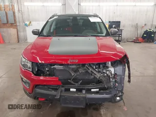 2018 Jeep Compass Trailhawk with VIN 3C4NJDDB7JT234551, listed as a IAAI auction lot 41695627 with 65,381 mi miles and . Bid and sale history available at carsss.com. Image 13.
