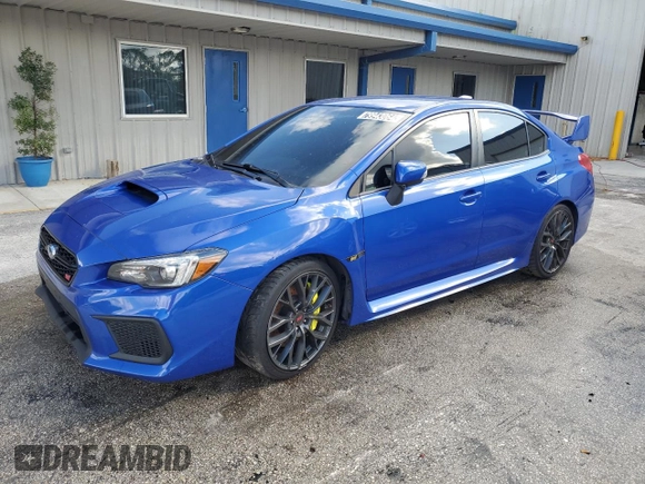 2019 Subaru WRX STI with VIN JF1VA2R65K9813893, listed as a Copart auction lot 79943064 with 60,172 mi miles and Clean Title. Bid and sale history available at carsss.com. Image 1.