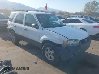 2005 Ford Escape XLT with VIN 1FMYU93175KE47383, listed as a IAAI auction lot 41967643 with 153,036 mi miles. Bid and sale history available at carsss.com. Image 1.