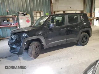 2018 Jeep Renegade Sport with VIN ZACCJBAB2JPH94078, listed as a Copart auction lot 52787515 with 21,867 mi miles and Salvage title. Bid and sale history available at DreamBid. Image 1.