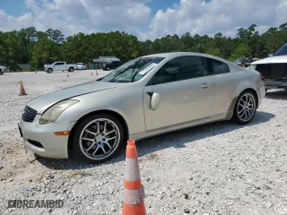 2005 Infiniti G35 Coupe with VIN JNKCV54E75M403876, listed as a Copart auction lot 71265804 with 124,231 mi miles and Clean Title. Bid and sale history available at carsss.com. Image 1.