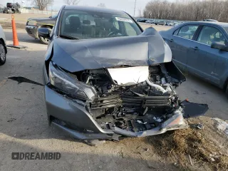 2025 Nissan LEAF S with VIN 1N4AZ1BV0SC563095, listed as a Copart auction lot 45959975 with 669 mi miles and Salvage Title. Bid and sale history available at carsss.com. Image 5.
