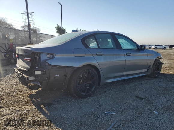 2023 BMW 5 Series 540i with VIN WBA53BJ06PWY00135, listed as a Copart auction lot 46426125 with 49,024 mi miles and Salvage title. Bid and sale history available at DreamBid. Image 3.