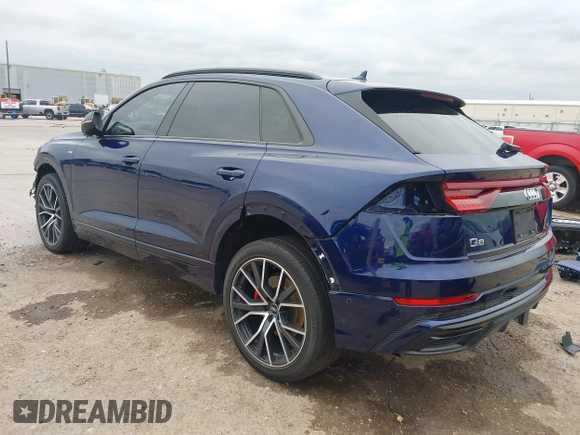 2019 Audi Q8 Prestige z VIN WA1FVAF13KD019245, wystawiony jako IAAI lot #42194524 z przebiegiem 74 703 mil mil oraz . Historia ofert i sprzedaży dostępna na DreamBid. Obrazek 3.
