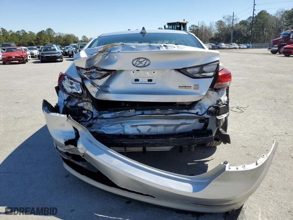2018 Hyundai Elantra SEL with VIN 5NPD84LF9JH386262, listed as a Copart auction lot 48570385 with 154,132 mi miles and Salvage Title. Bid and sale history available at carsss.com. Image 6.