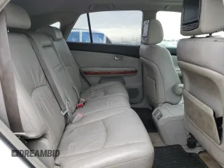 2006 Lexus RX 400h with VIN JTJHW31U760017663, listed as a Copart auction lot 58239885 with 195,120 mi miles and Salvage title. Bid and sale history available at DreamBid. Image 10.