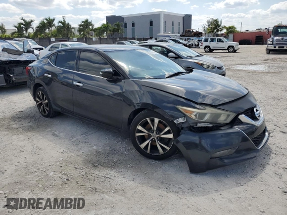 2017 Nissan Maxima SV with VIN 1N4AA6AP9HC372632, listed as a Copart auction lot 52605605 with 124,559 mi miles and Clean Title. Bid and sale history available at carsss.com. Image 4.