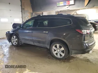 2015 Chevrolet Traverse LTZ with VIN 1GNKVJKD9FJ276025, listed as a Copart auction lot 45965035 with 160,552 mi miles and Salvage Title. Bid and sale history available at DreamBid. Image 2.