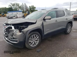 2019 GMC Acadia SLE with VIN 1GKKNSLSXKZ246222, listed as a Copart auction lot 59442404 with 57,487 mi miles and Salvage Title. Bid and sale history available at DreamBid. Image 1.