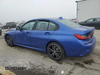 2021 BMW 3 Series M340i xDrive with VIN 3MW5U9J09M8B54986, listed as a Copart auction lot 81604134 with 0 mi miles and Salvage Title. Bid and sale history available at carsss.com. Image 2.