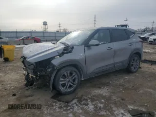 2023 Kia Seltos LX with VIN KNDEPCAA6P7430790, listed as a Copart auction lot 42344635 with 22,560 mi miles and Salvage Title. Bid and sale history available at carsss.com. Image 1.
