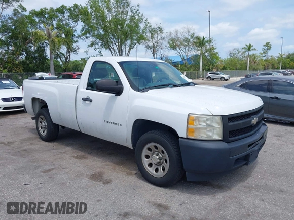 2011 Chevrolet Silverado 1500 Work Truck with VIN 1GCNCPEX2BZ206317, listed as a IAAI auction lot 42083621 with 191,284 mi miles and . Bid and sale history available at DreamBid. Image 1.
