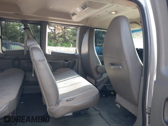 2011 Chevrolet Express Passenger 1LT with VIN 1GAZG1FG1B1119792, listed as a IAAI auction lot 42206603 with 137,634 mi miles and . Bid and sale history available at DreamBid. Image 8.