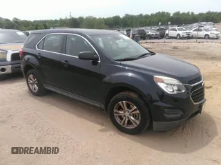 2017 Chevrolet Equinox LS with VIN 2GNALBEK4H1520811, listed as a IAAI auction lot 42103092 with 126,735 mi miles. Bid and sale history available at carsss.com. Image 1.
