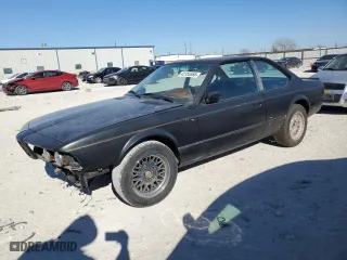 1987 BMW 6 Series 635CSi with VIN WBAEC8405H3265364, listed as a Copart auction lot 42155565 with 167,661 mi miles and Clean Title. Bid and sale history available at carsss.com. Image 1.