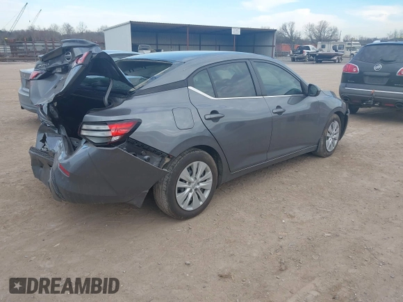 2022 Nissan Sentra S with VIN 3N1AB8BV8NY260118, listed as a IAAI auction lot 41701819 with 96,144 mi miles. Bid and sale history available at carsss.com. Image 4.