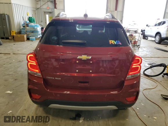 2022 Chevrolet Trax LT with VIN KL7CJPSM8NB507269, listed as a Copart auction lot 51087265 with 41,960 mi miles and Salvage title. Bid and sale history available at DreamBid. Image 6.