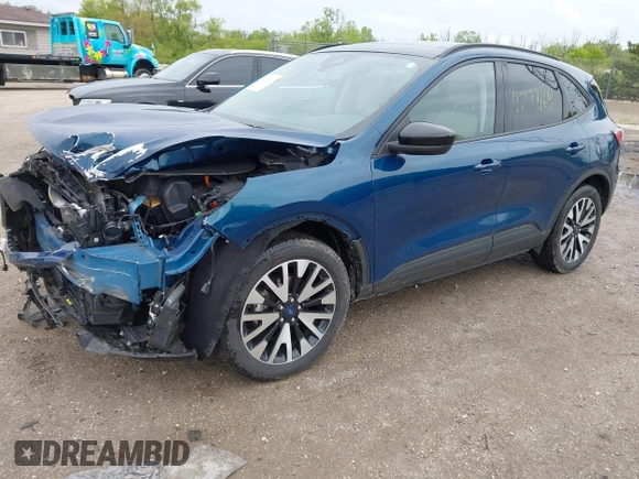 2020 Ford Escape SE Sport Hybrid with VIN 1FMCU9BZ8LUC13160, listed as a IAAI auction lot 42371641 with 88,133 mi miles and . Bid and sale history available at DreamBid. Image 2.