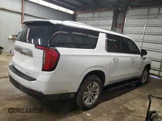 2023 GMC Yukon XL SLT with VIN 1GKS2GKD7PR114941, listed as a Copart auction lot 50928805 with 40,887 mi miles and Salvage Title. Bid and sale history available at carsss.com. Image 3.