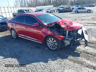 2015 Hyundai Sonata 2.4L Sport with VIN 5NPE34AF9FH070552, listed as a IAAI auction lot 41660936 with 135,957 mi miles. Bid and sale history available at carsss.com. Image 1.